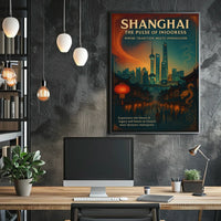 Shanghai The Pulse of Progress Poster