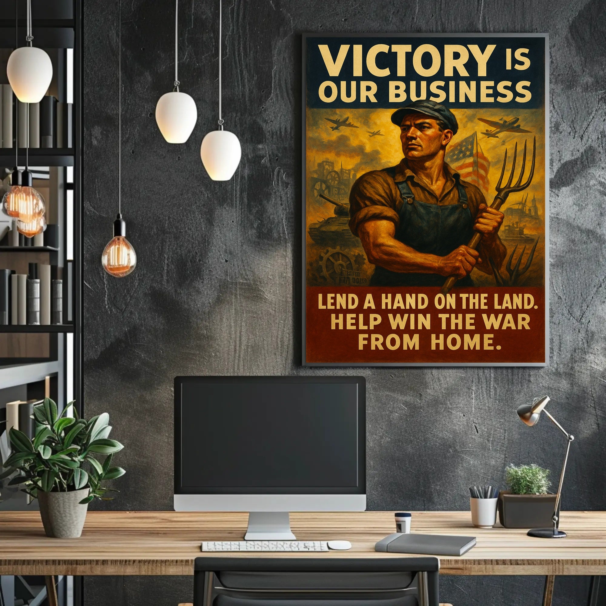 Victory is Our Business Poster