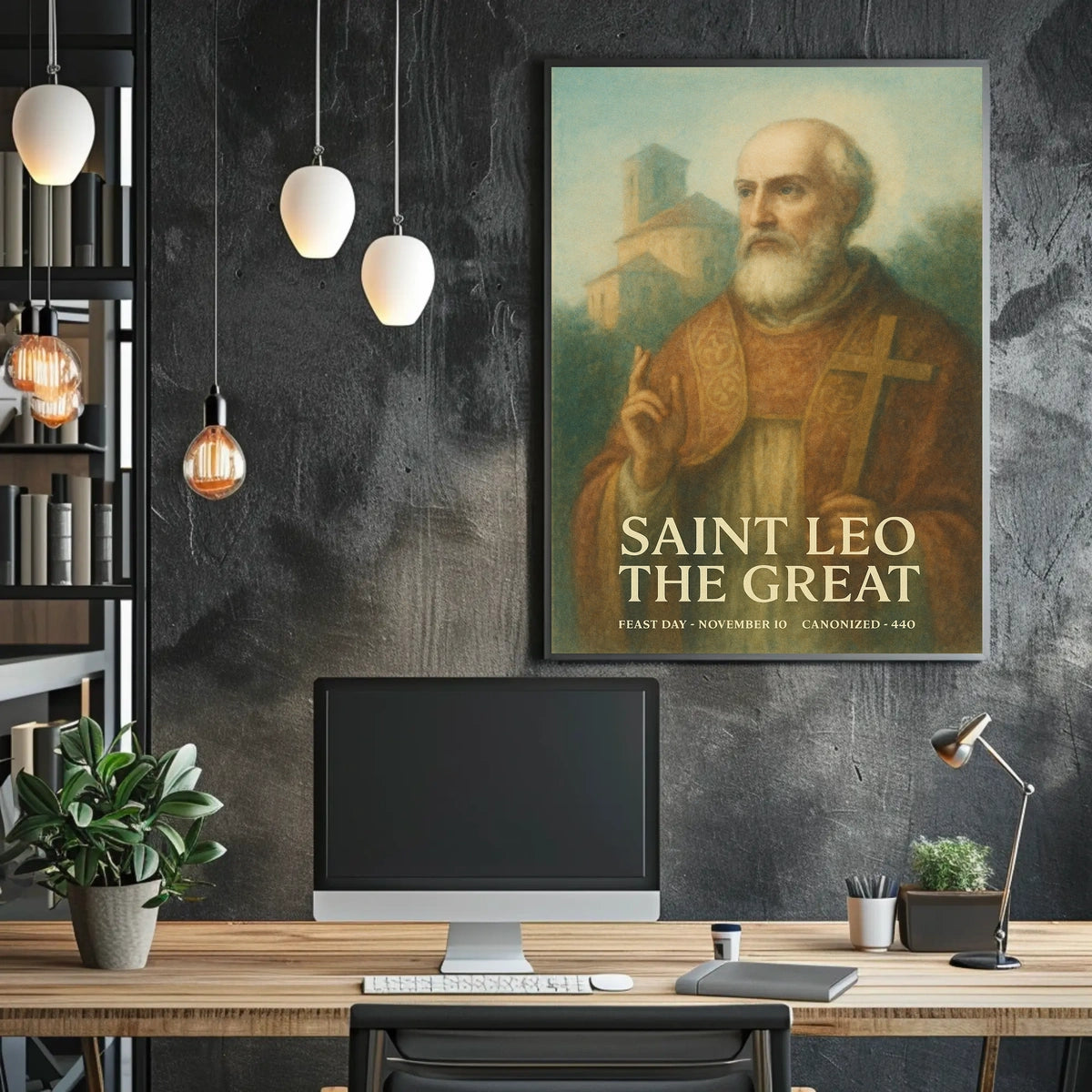 Saint Leo The Great Poster