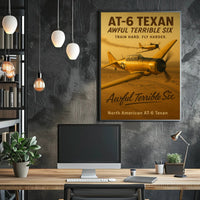North American AT-6 Texan WWII Aircraft Heritage Poster