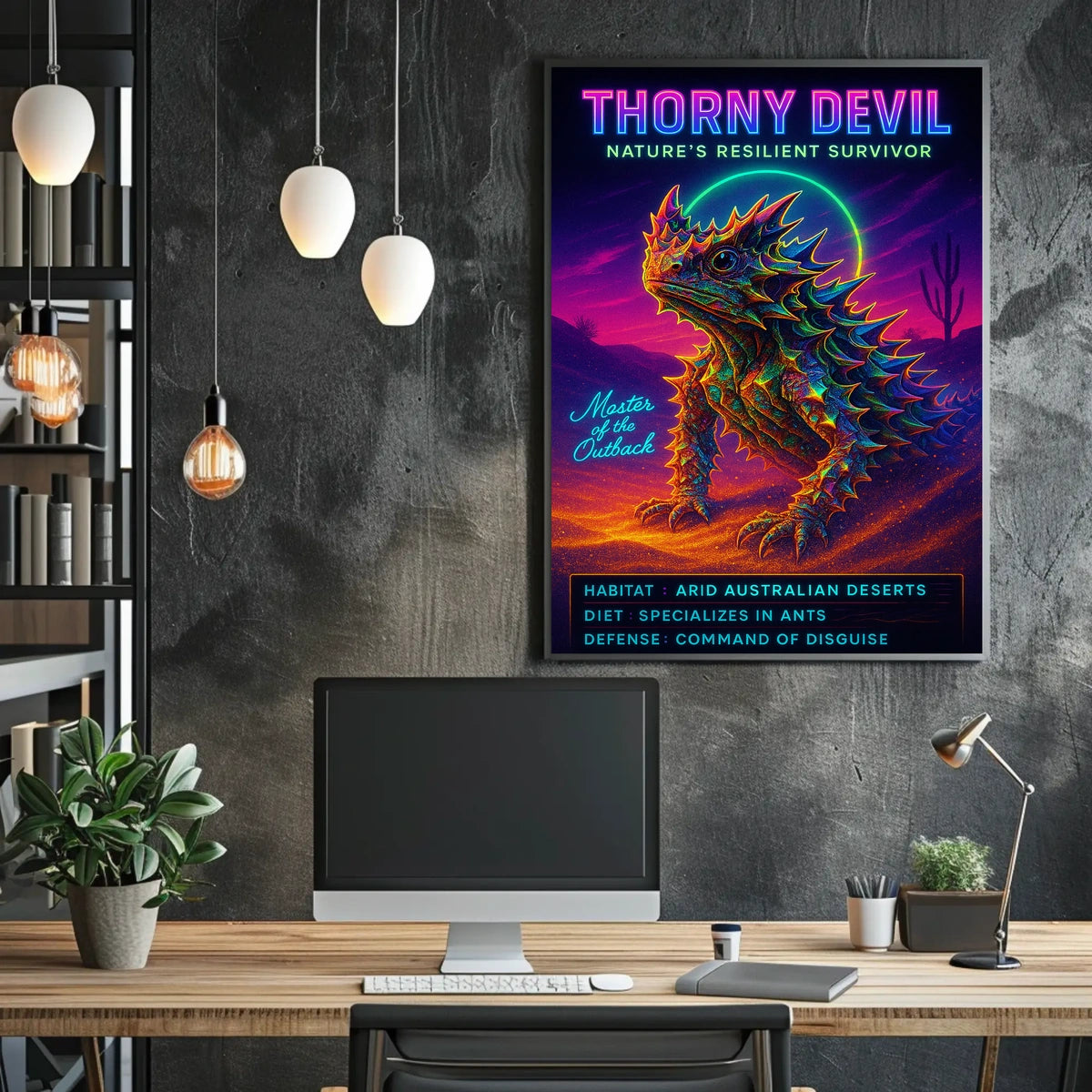 Thorny Devil NatureS Resilient Poster