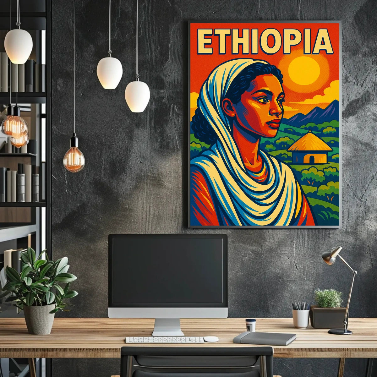 Ethiopia A Vibrant Heritage Poster