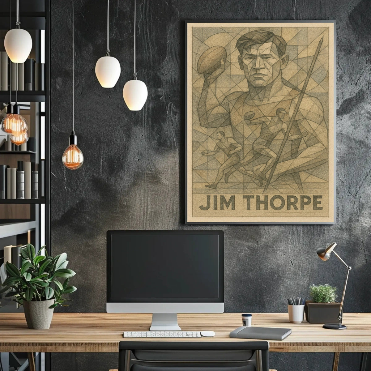 Jim Thorpe Athletic Legend Poster