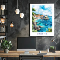 Coastal Beauty of Croatia Poster PosterGoat