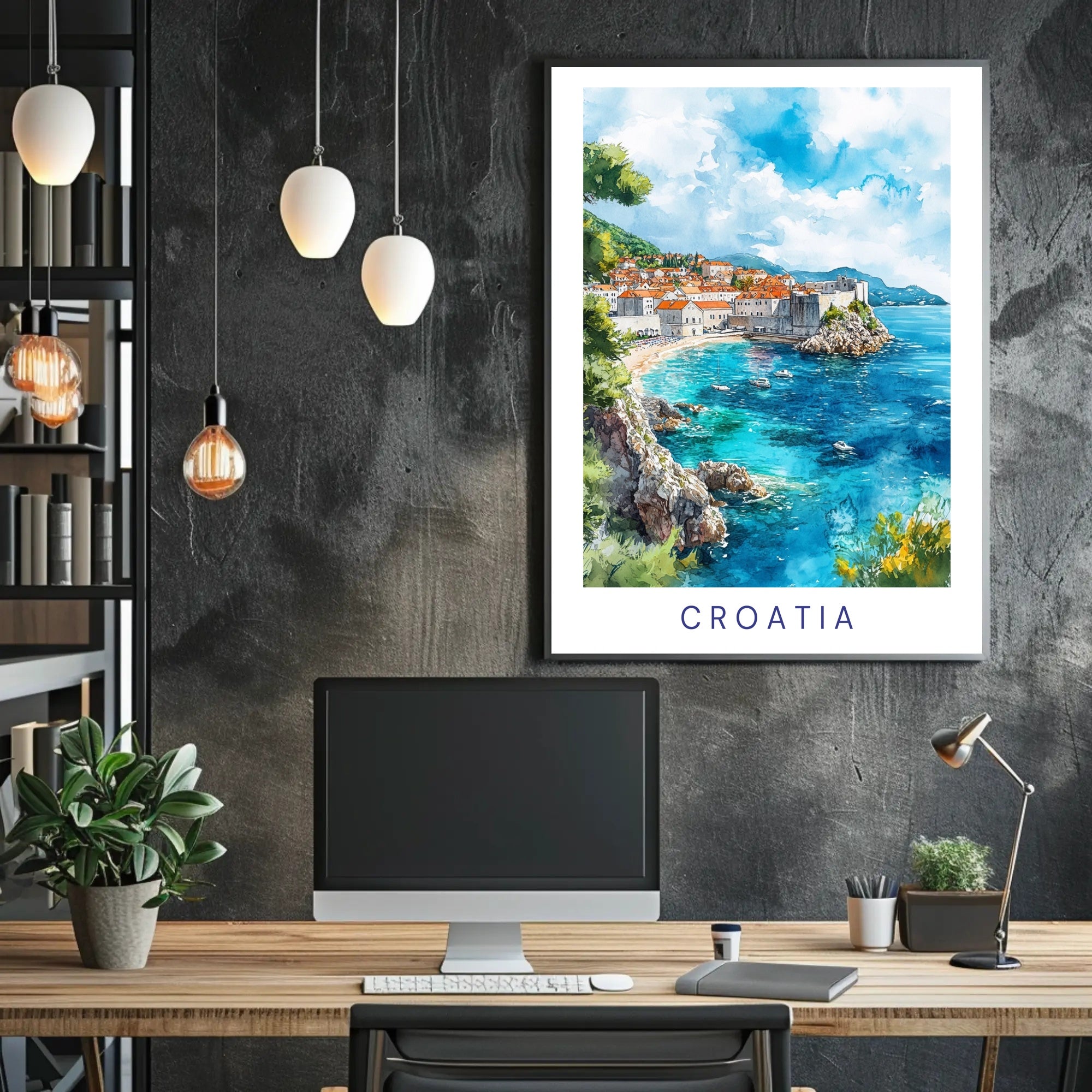 Coastal Beauty of Croatia Poster PosterGoat