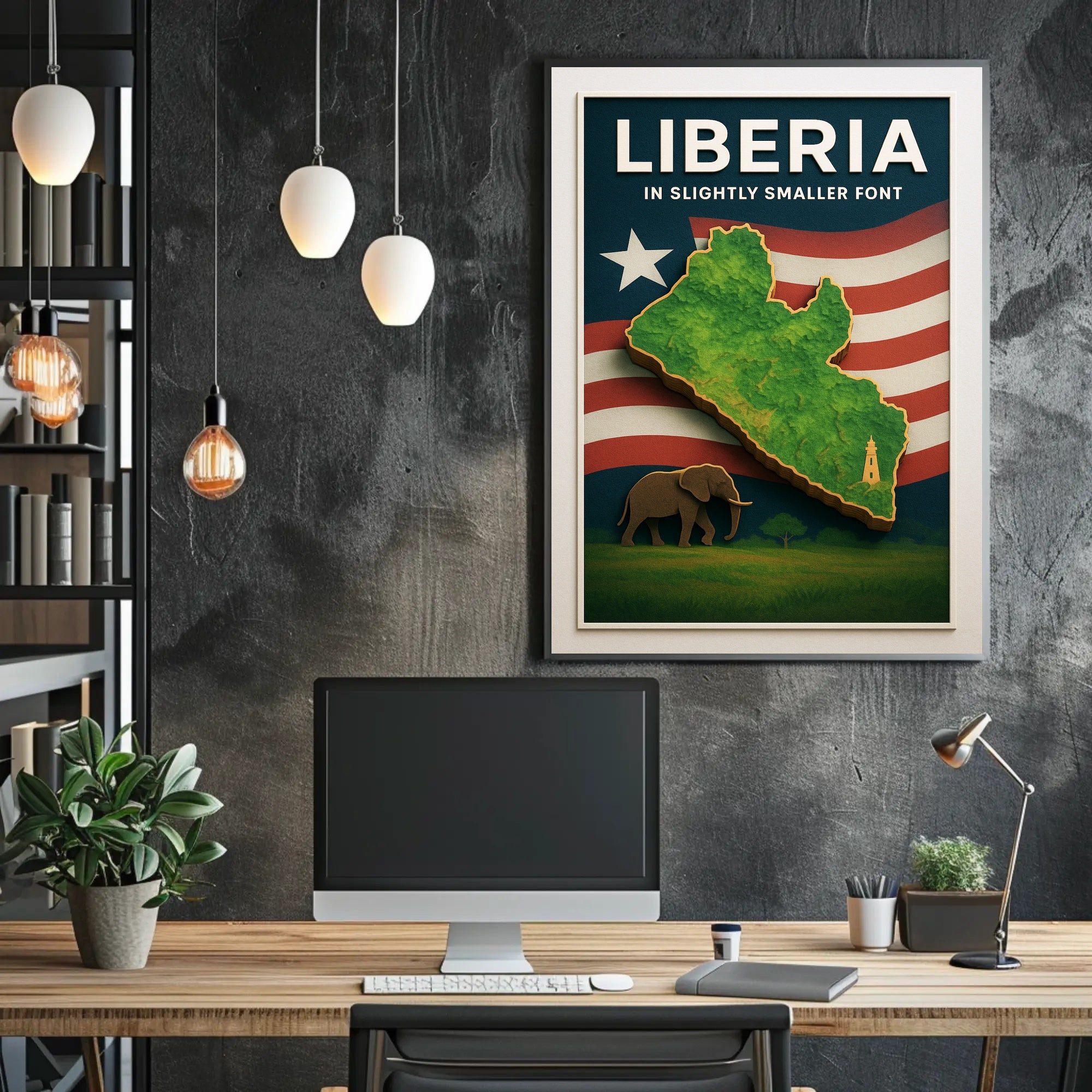 Liberia A Unique Perspective Poster PosterGoat