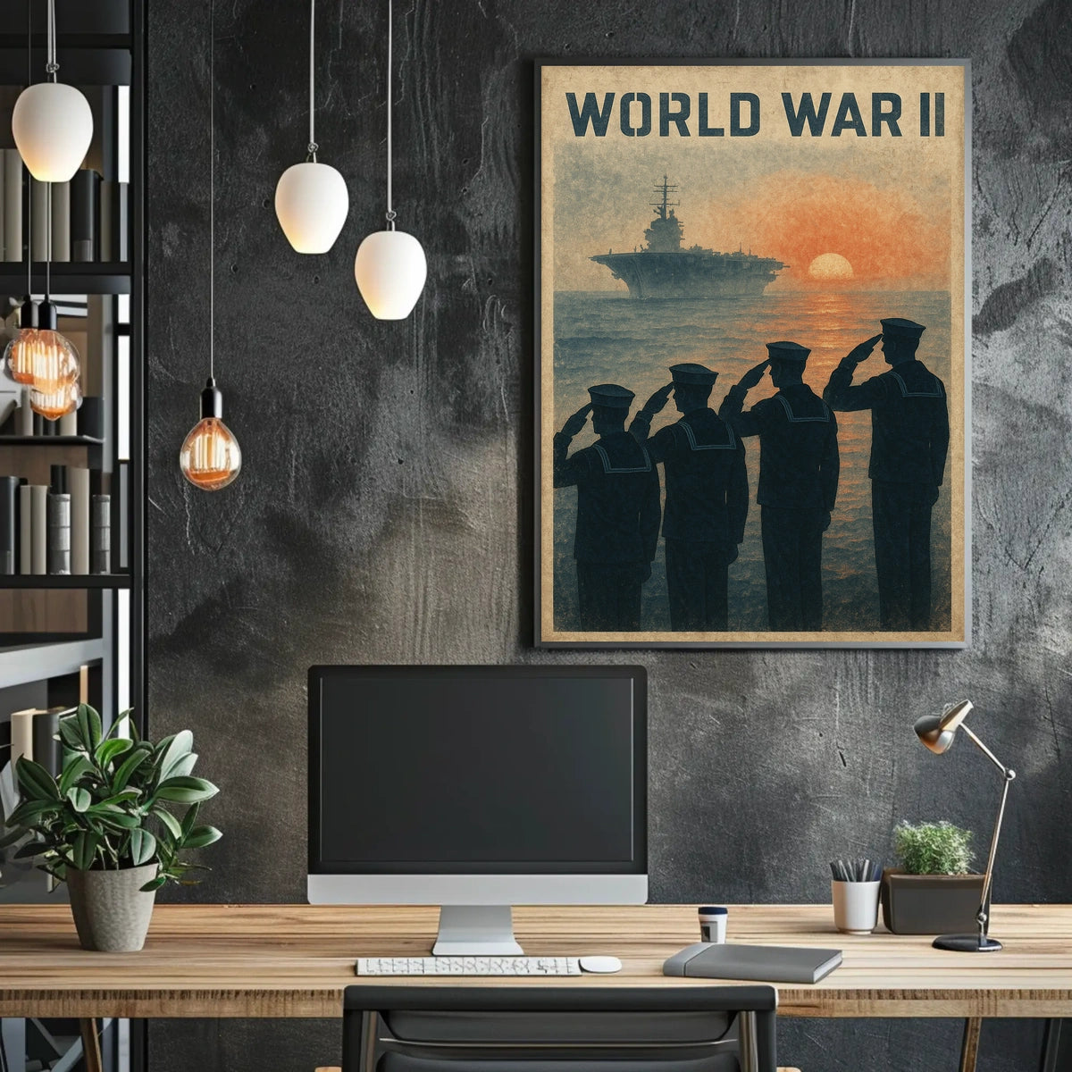 World War Ii Tribute Poster