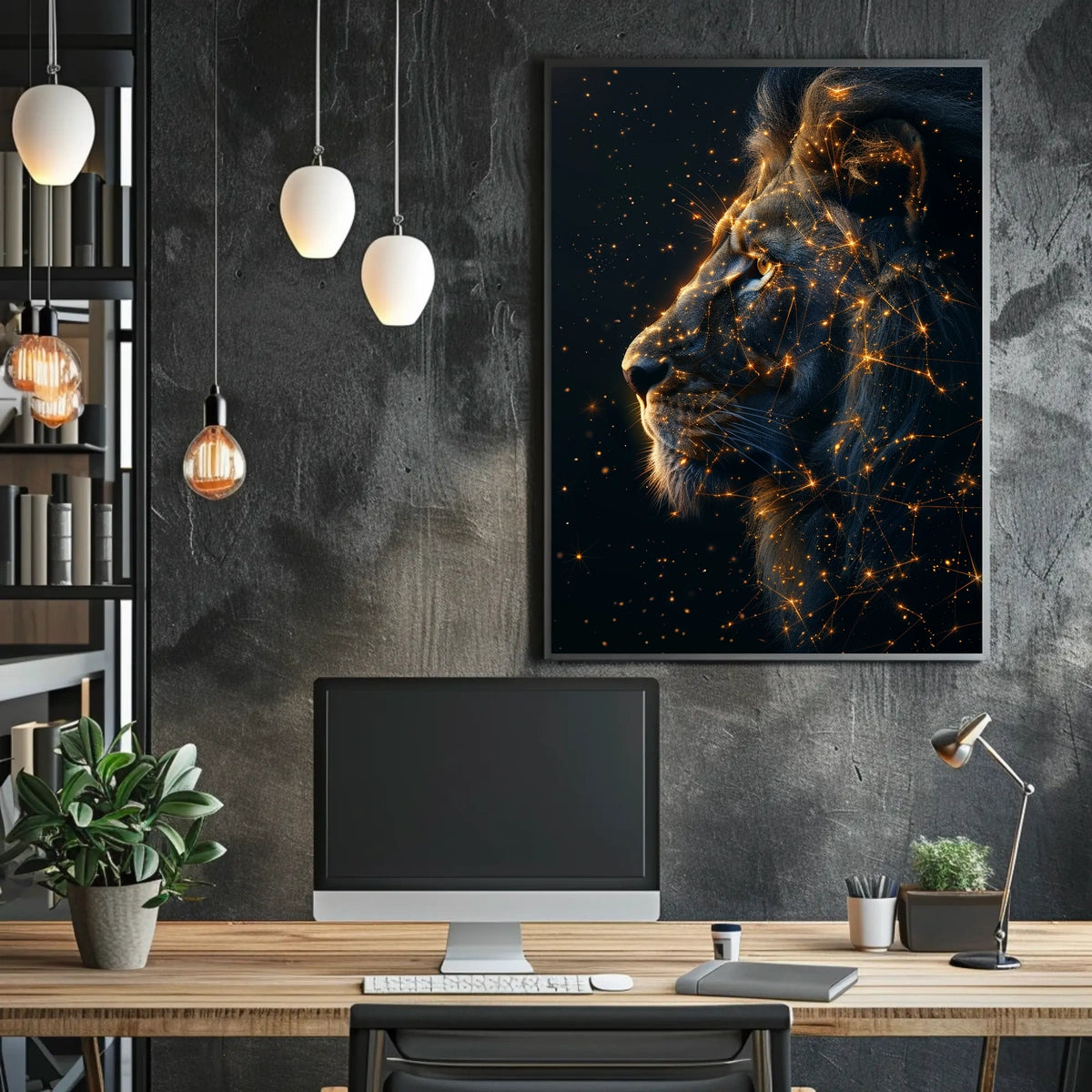 Celestial Lion Poster