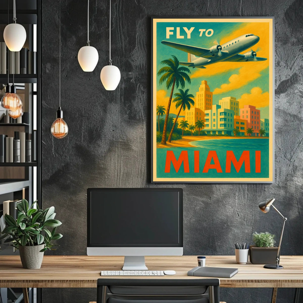 Fly to Miami Poster
