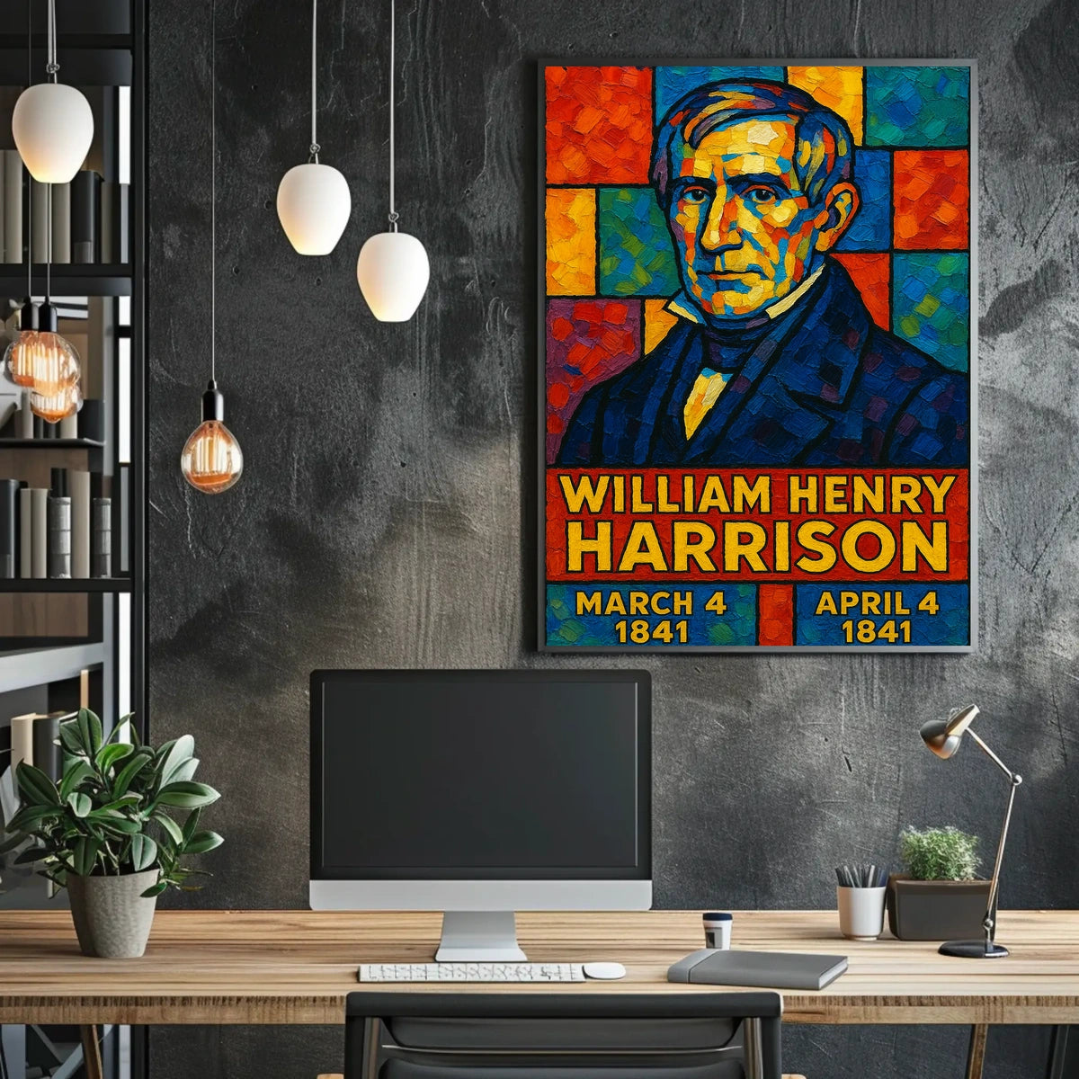 William Henry Harrison 9th President Poster