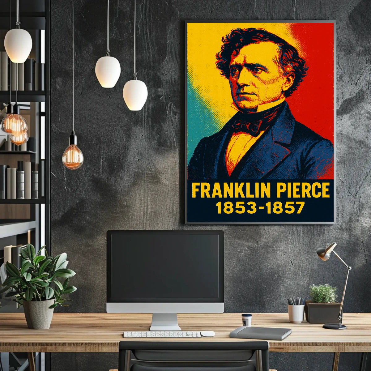 Franklin Pierce 14Th President Poster