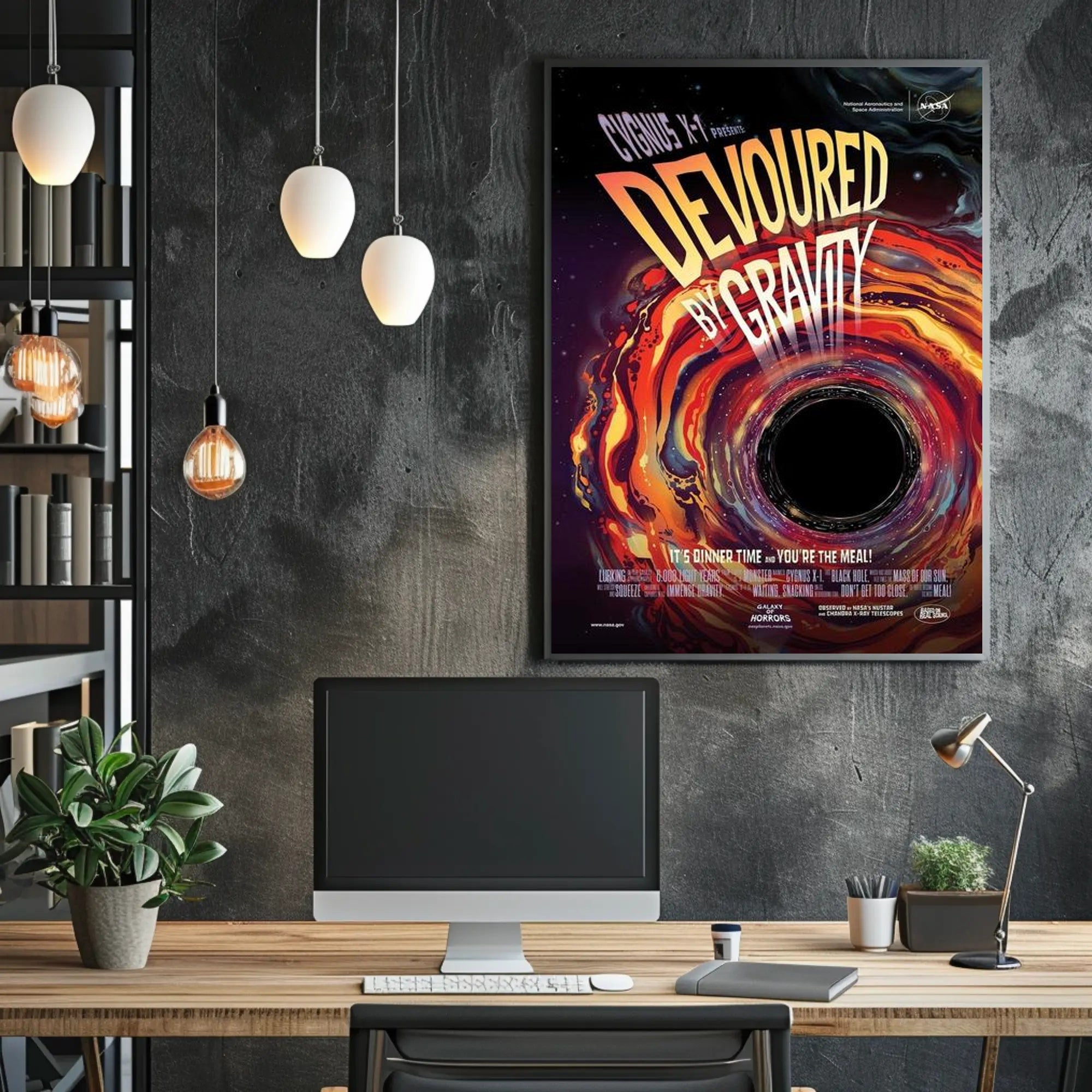 Devoured by Gravity Poster PosterGoat