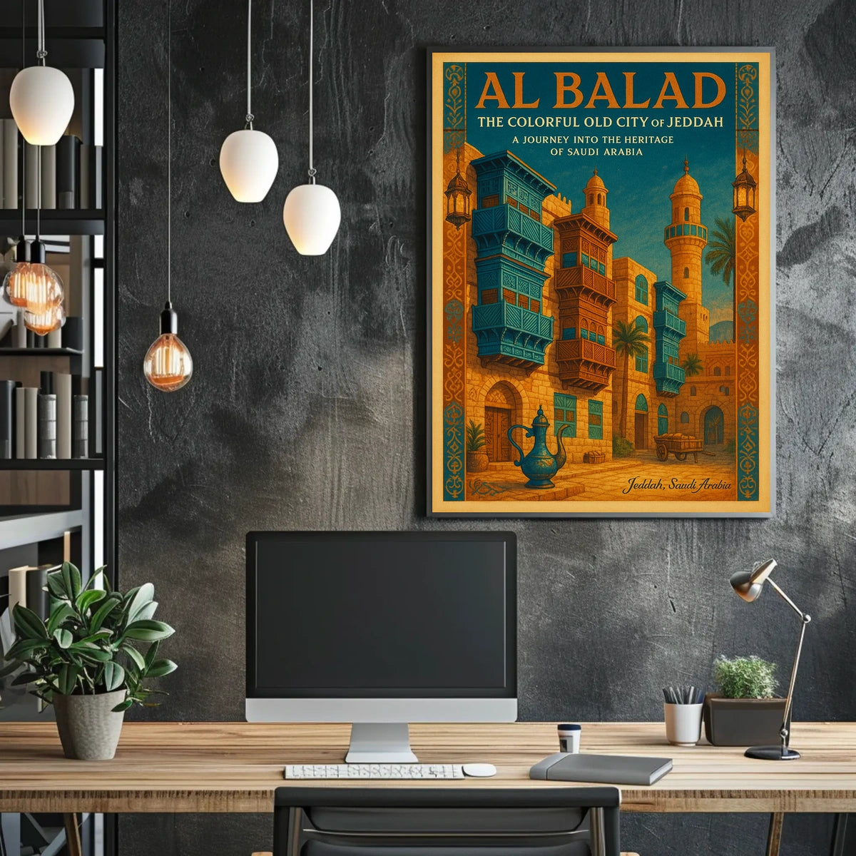 Al Balad The Colorful Old City Of Poster