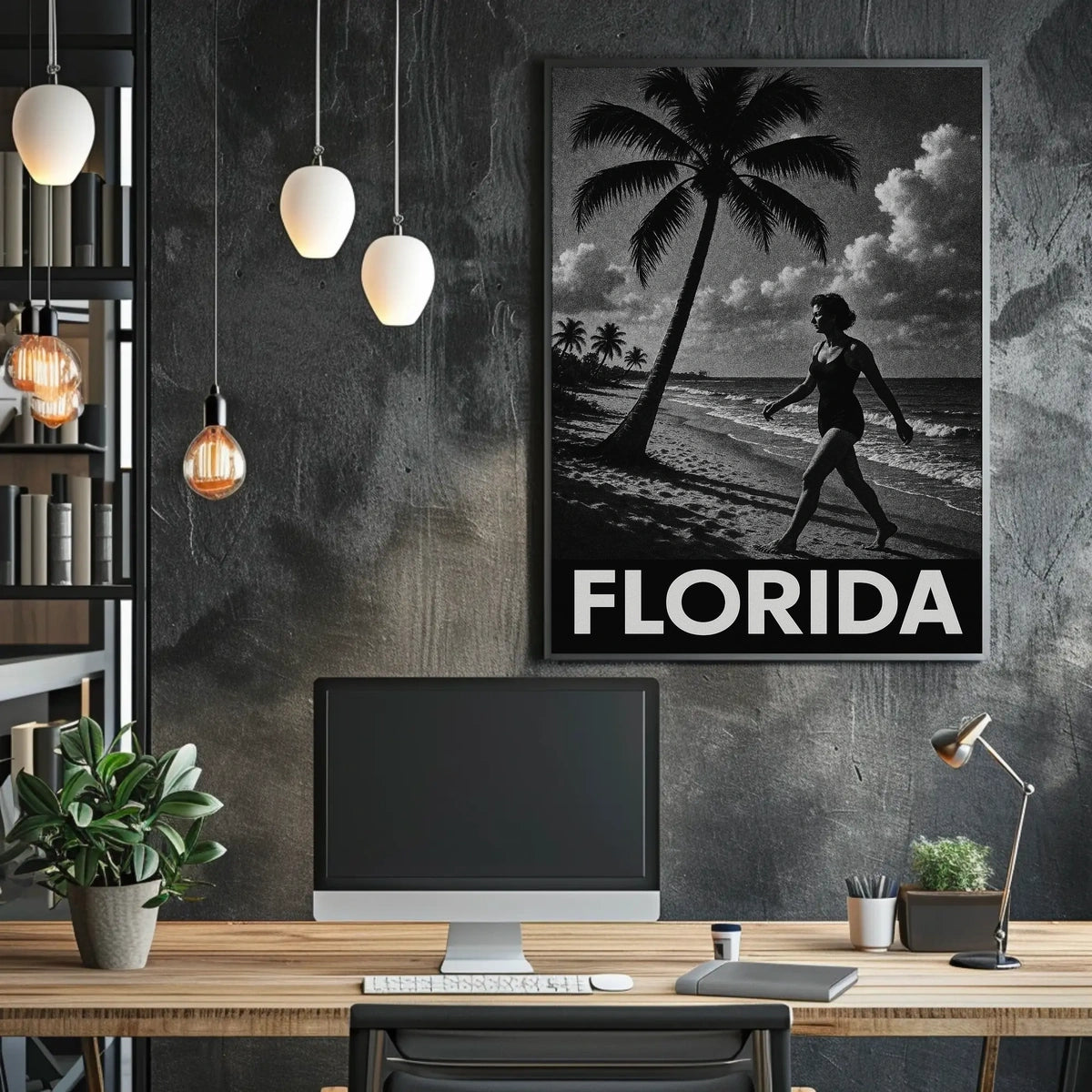 Florida Beach Vibes Poster