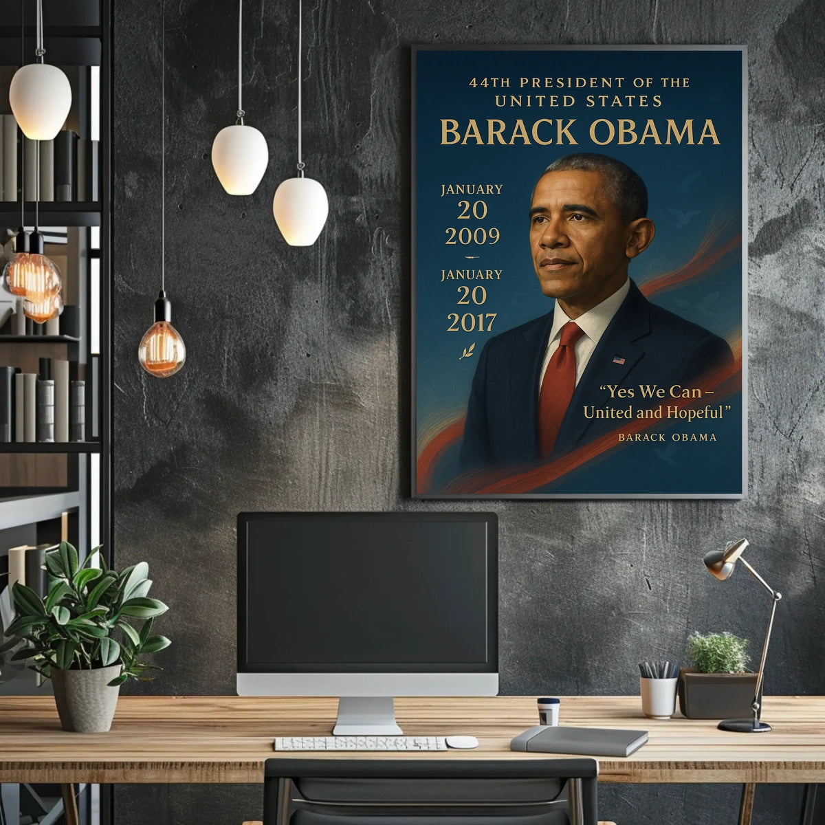 Barack Obama "Yes We Can" Presidential Poster