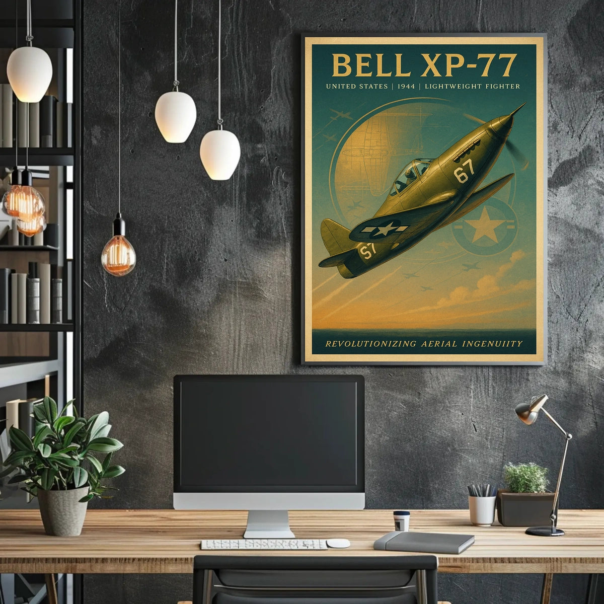 Bell XP-77 Lightweight Fighter Poster