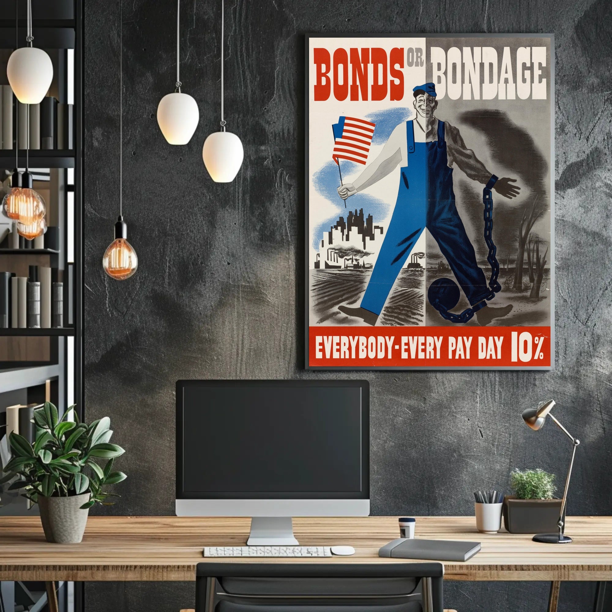 Bonds or Bondage Poster PosterGoat