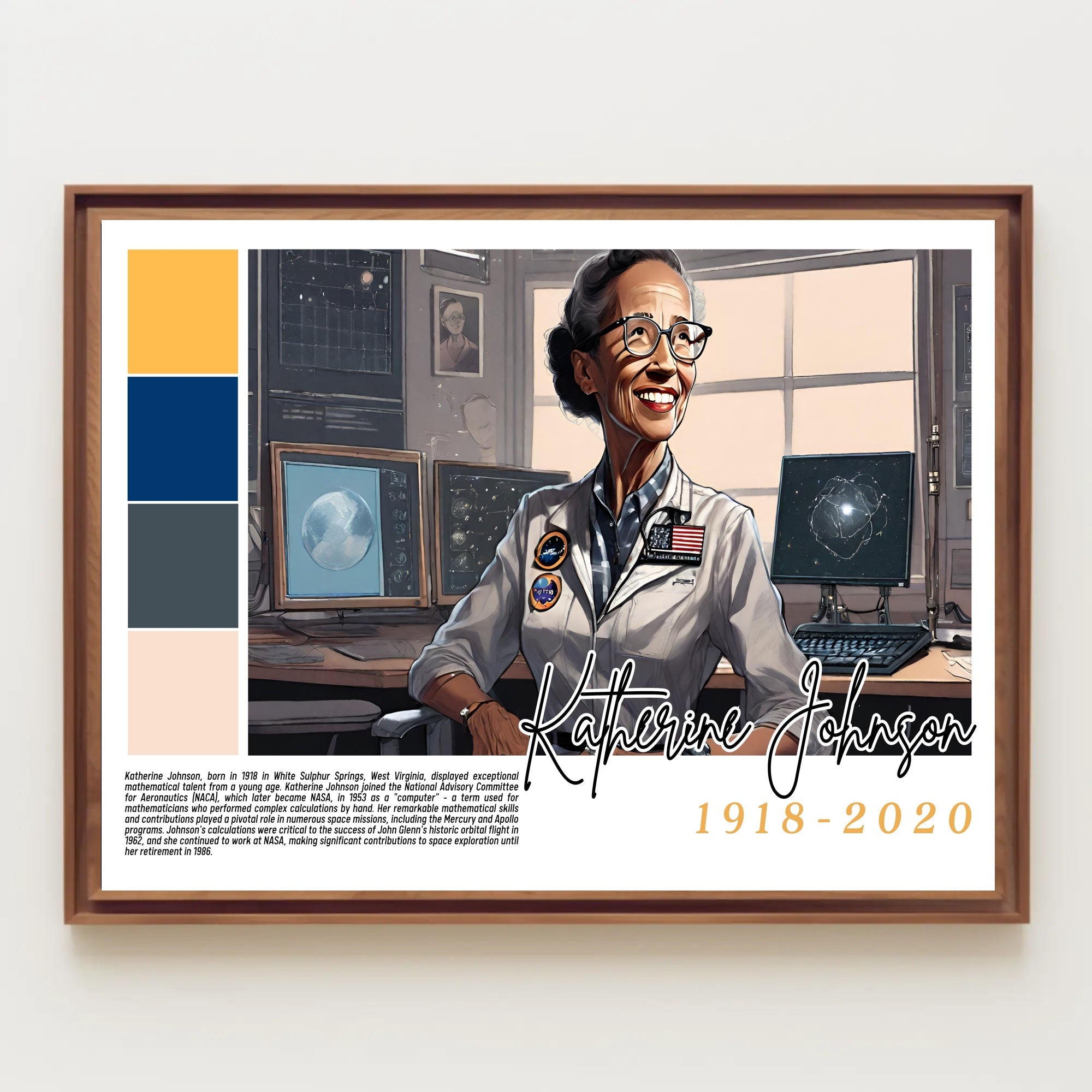 Tribute to a Pioneering Mathematician Poster