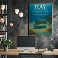 Rays Graceful Saltwater Fish Poster