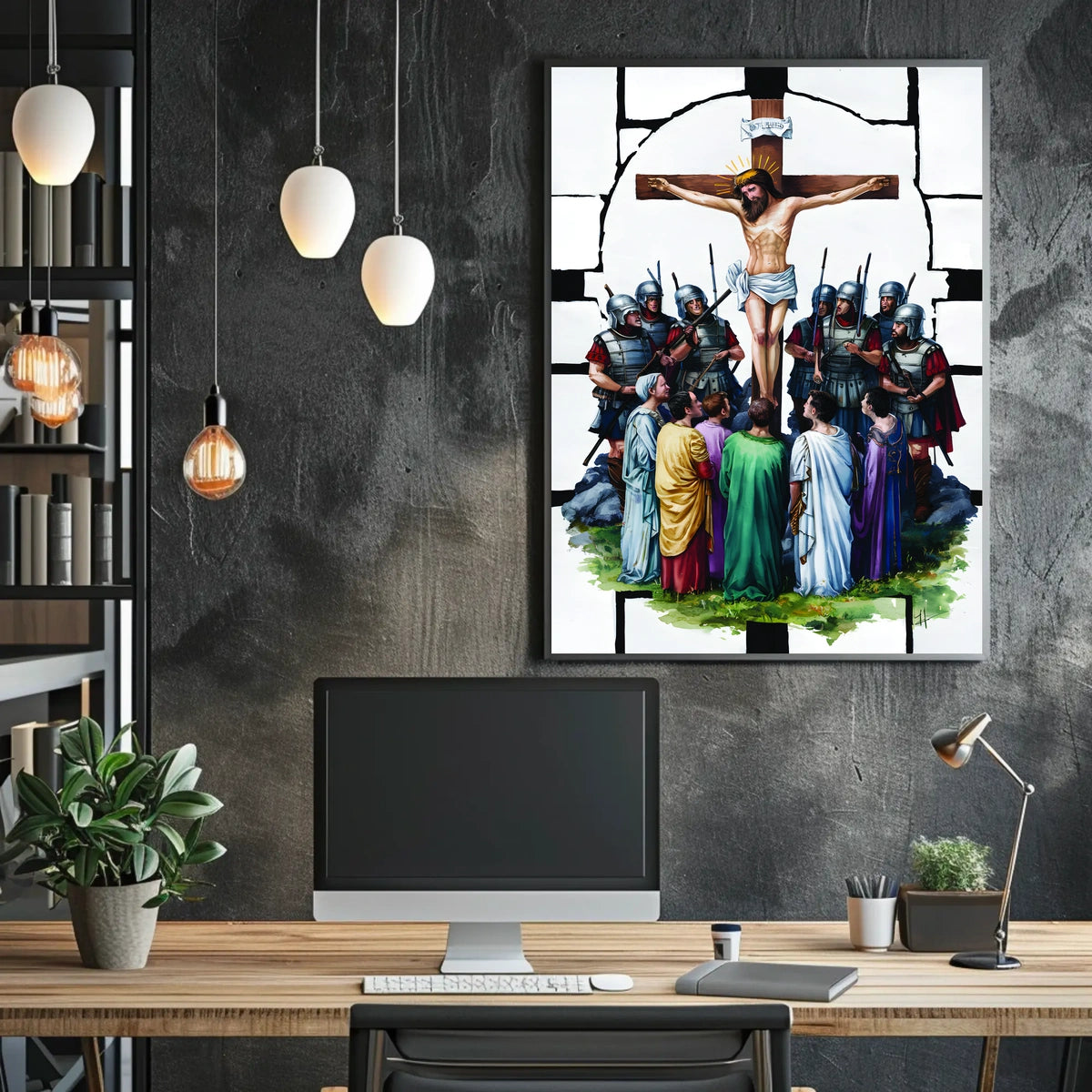 The Crucifixion Scene Poster