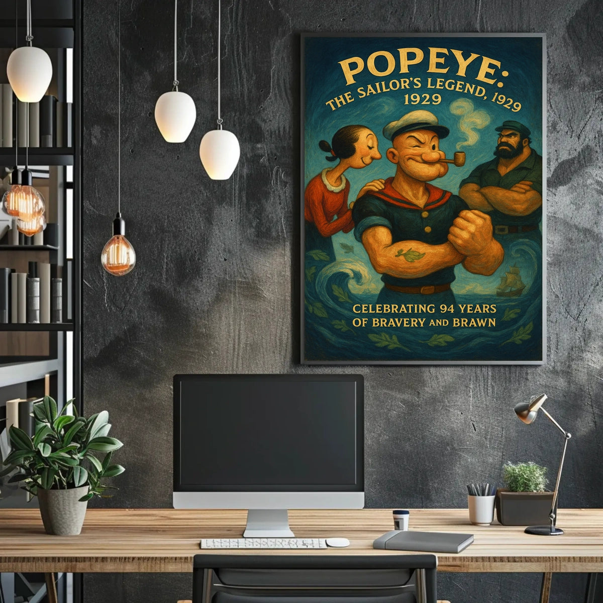 Popeye 1929 Art Poster POP-173