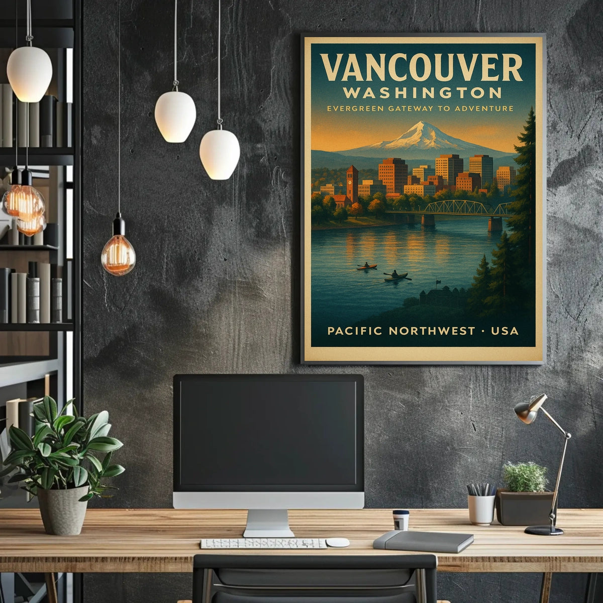 Vancouver, Washington Evergreen Gateway Poster