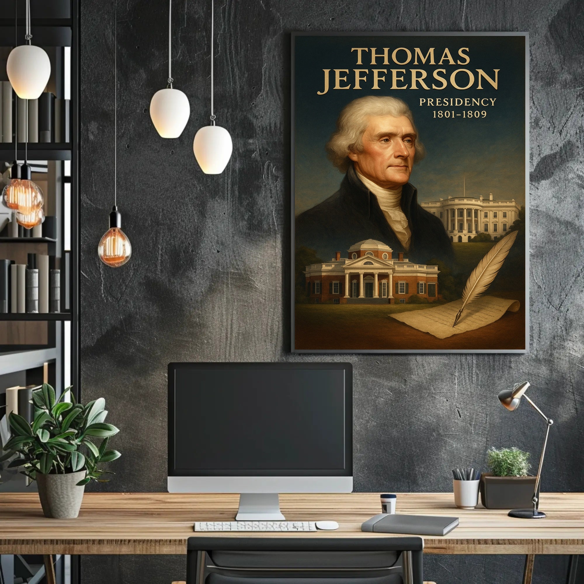 Thomas Jefferson Legacy Historical or Presidential Poster PosterGoat