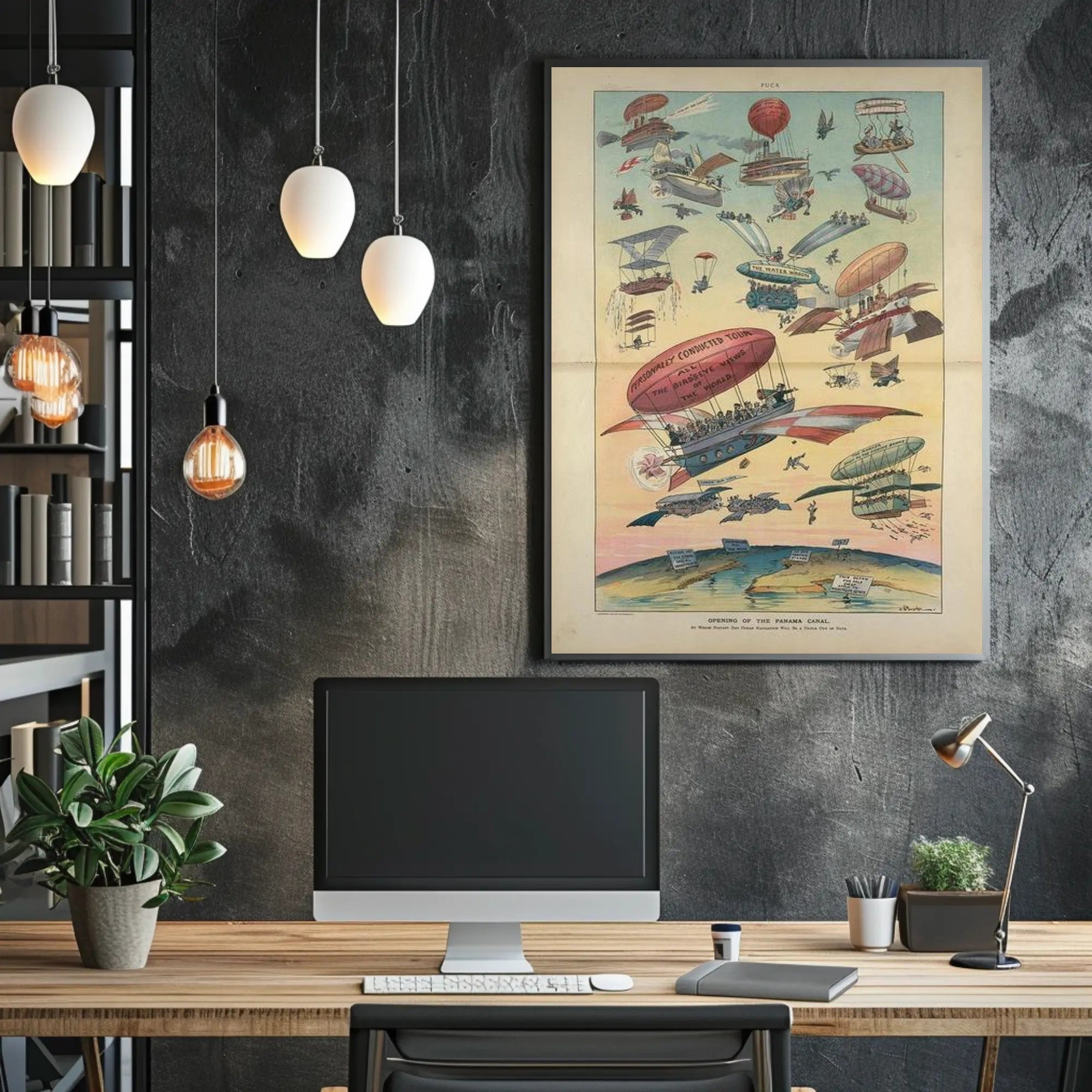 Opening of the Panama Canal Poster PosterGoat