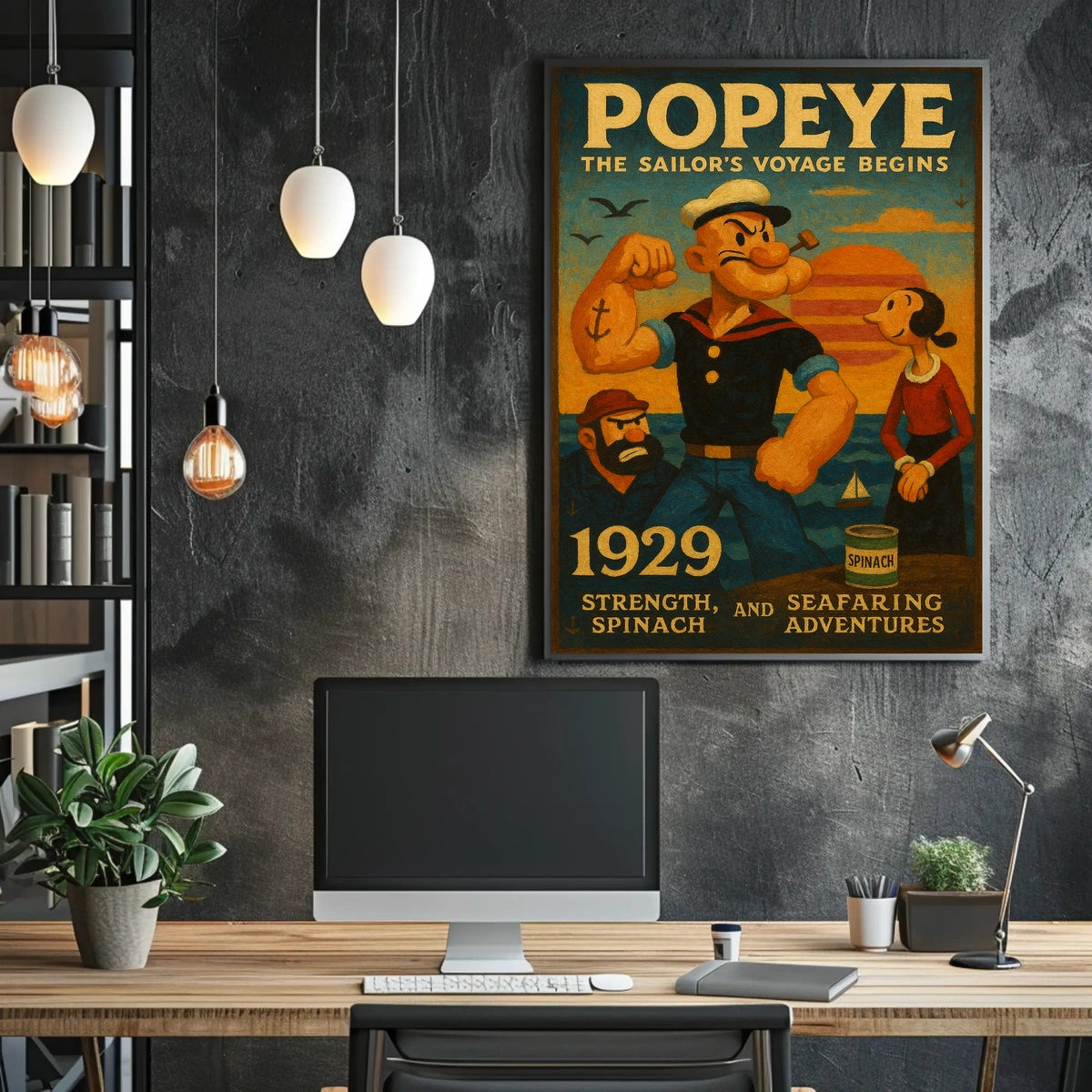 Popeye 1929 Art Poster POP-82