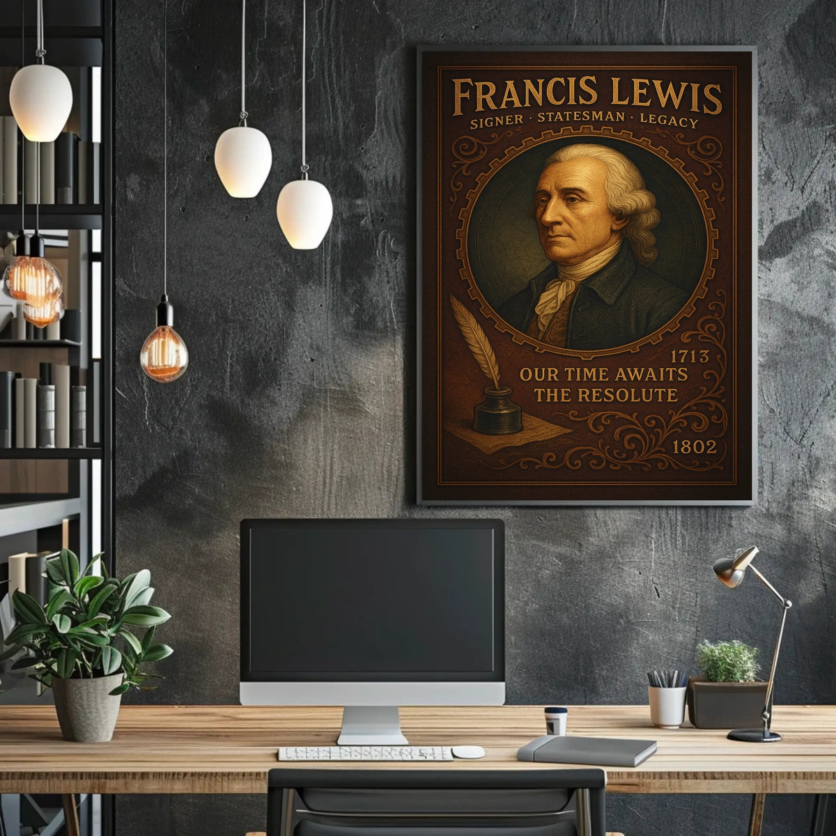 Francis Lewis Signer and Statesman Poster