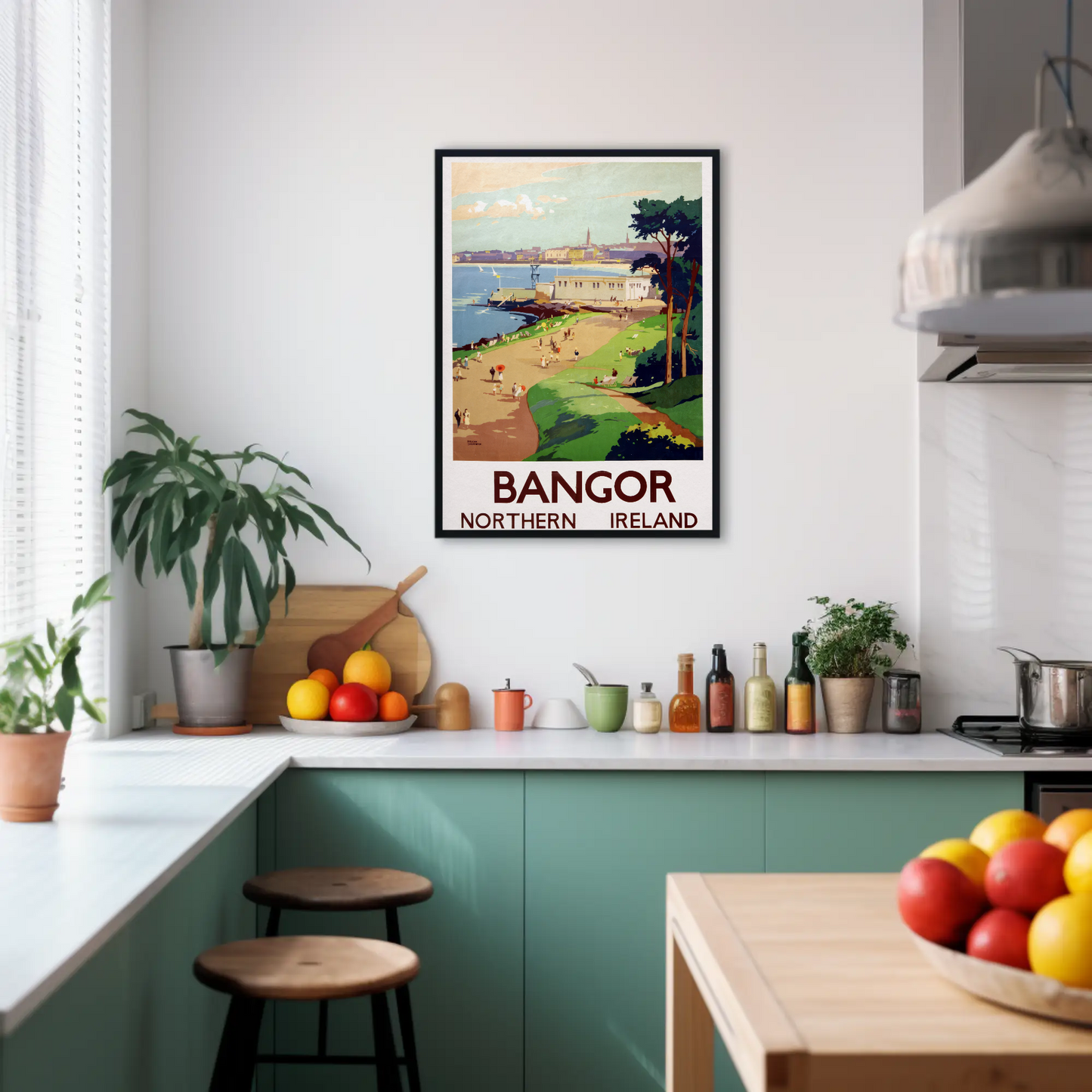 Vintage Poster - Bangor Northern Ireland