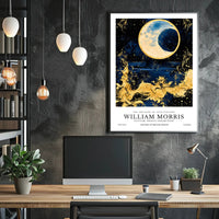 William Morris Cotton Prints Exhibition Poster