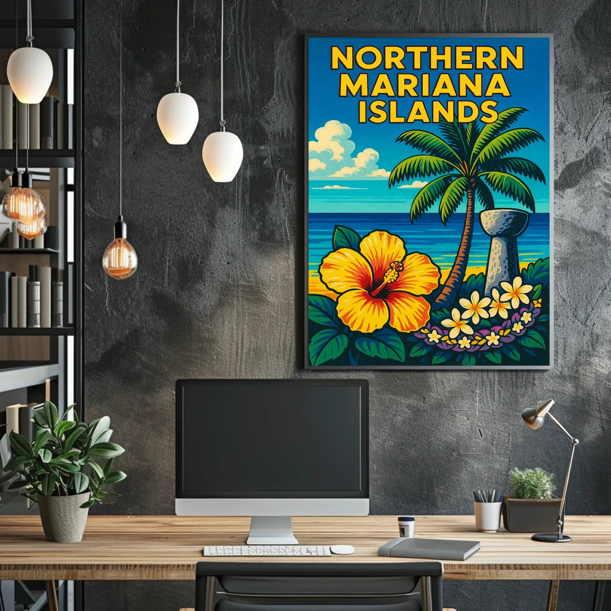 Northern Mariana Islands Paradise Poster