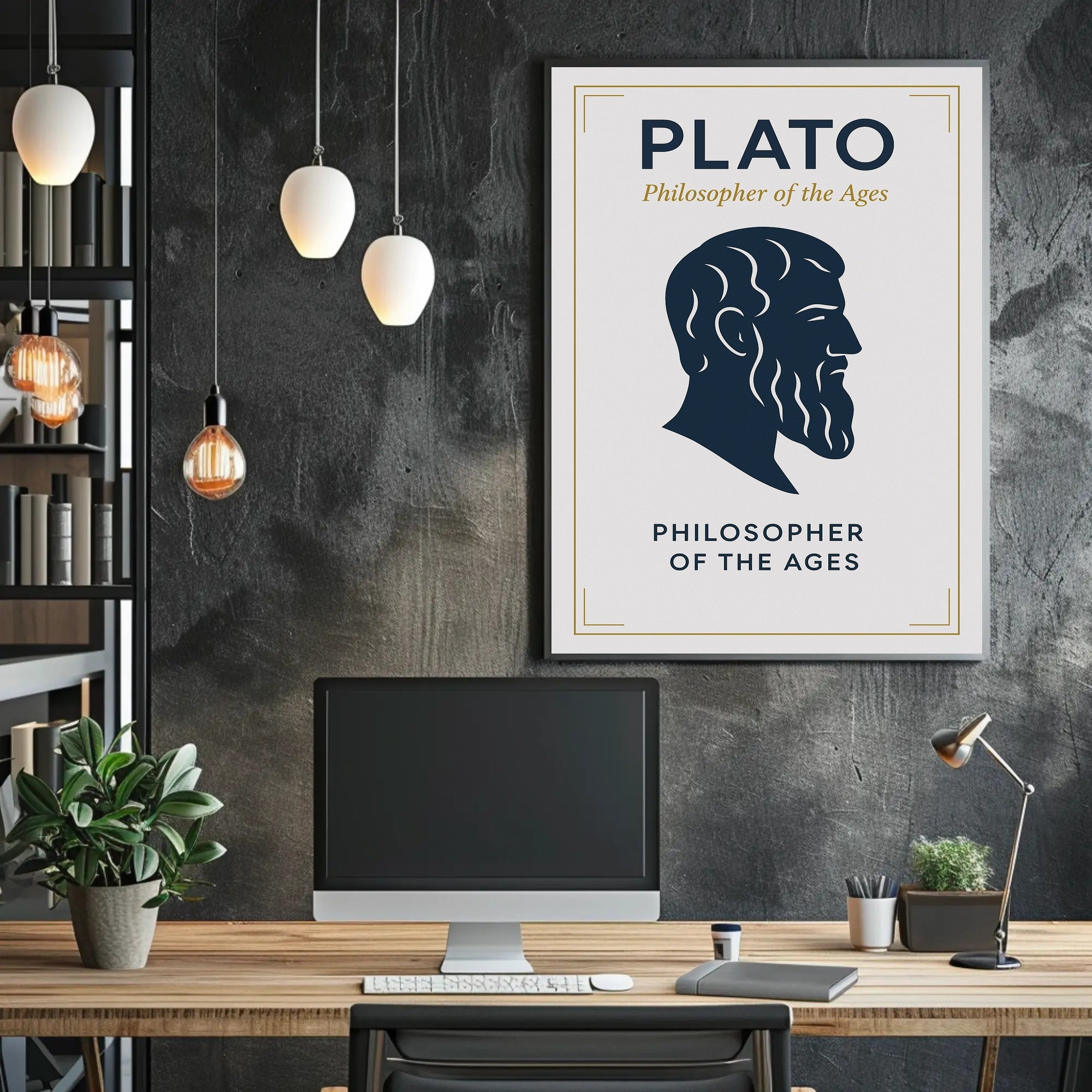 Plato Philosopher of the Ages Poster PosterGoat