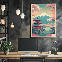 Tranquil Japanese Landscape Poster