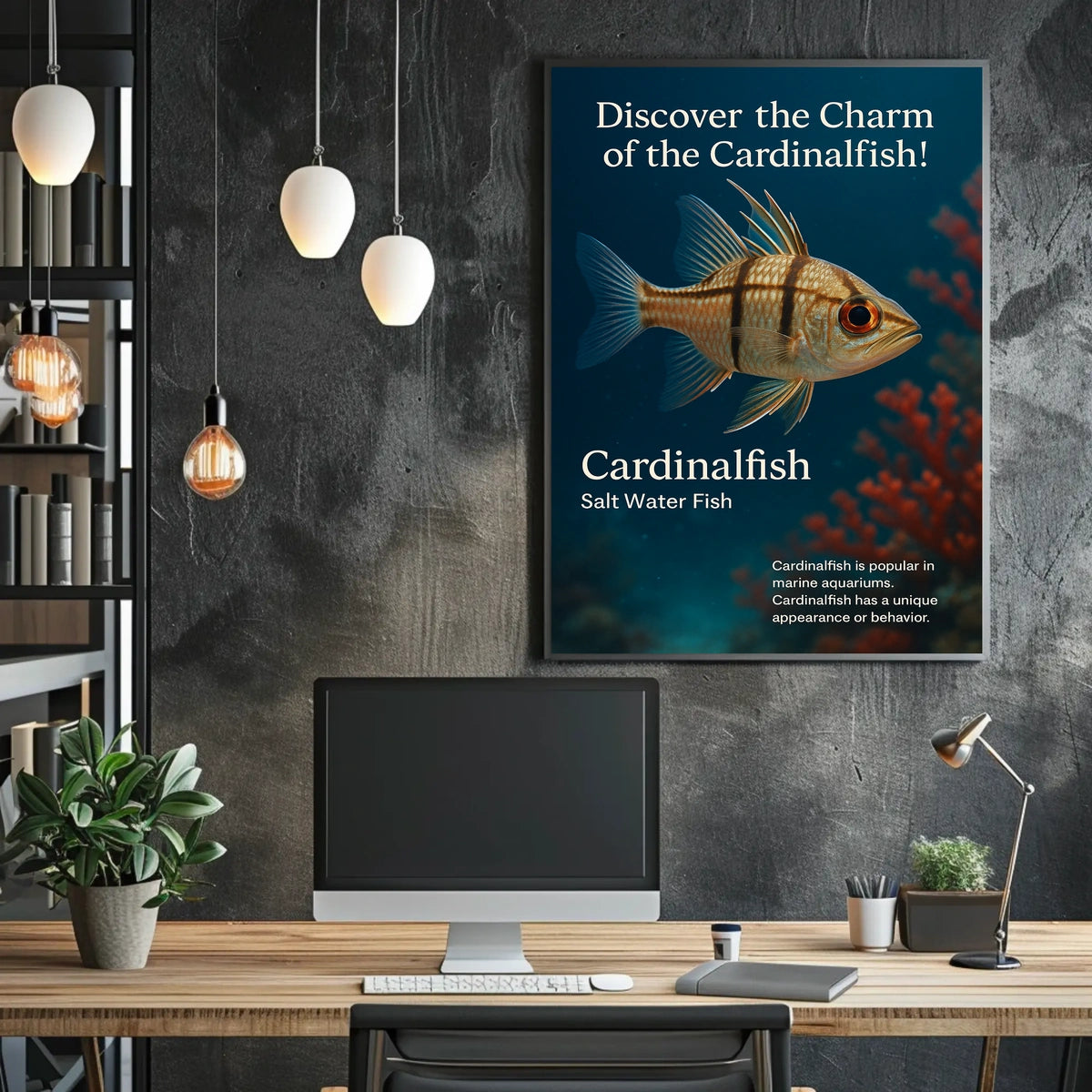 Discover The Charm Of The Cardinalfish Poster
