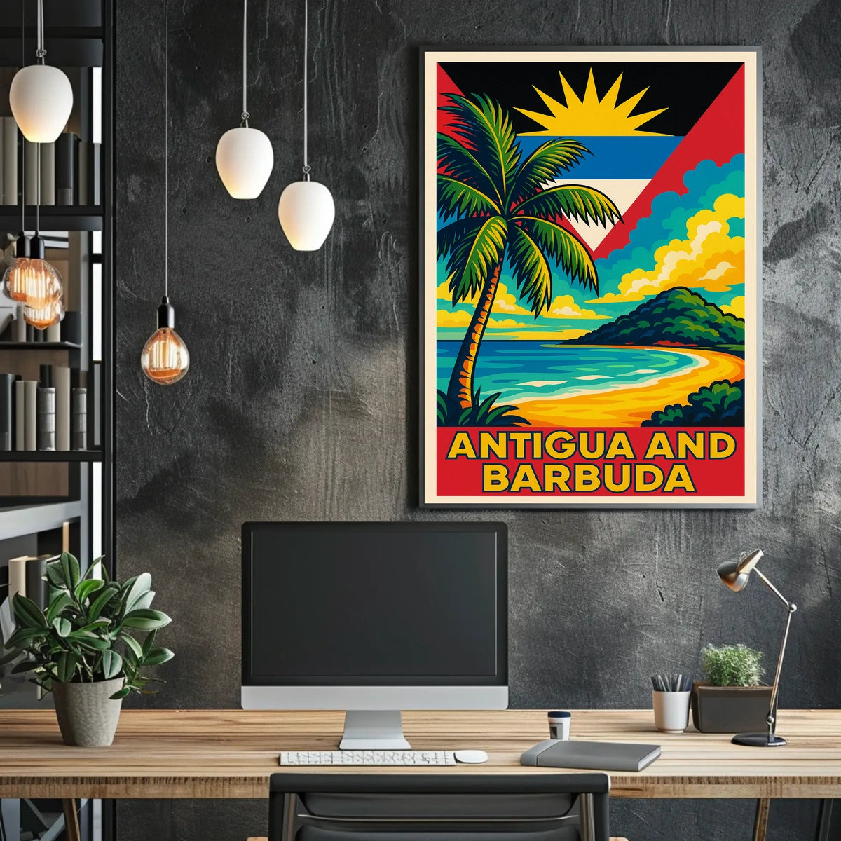 Antigua And Barbuda Paradise Poster