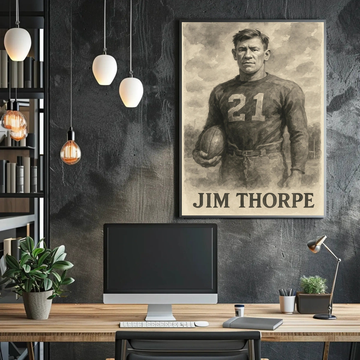 Jim Thorpe Athletic Legend Poster
