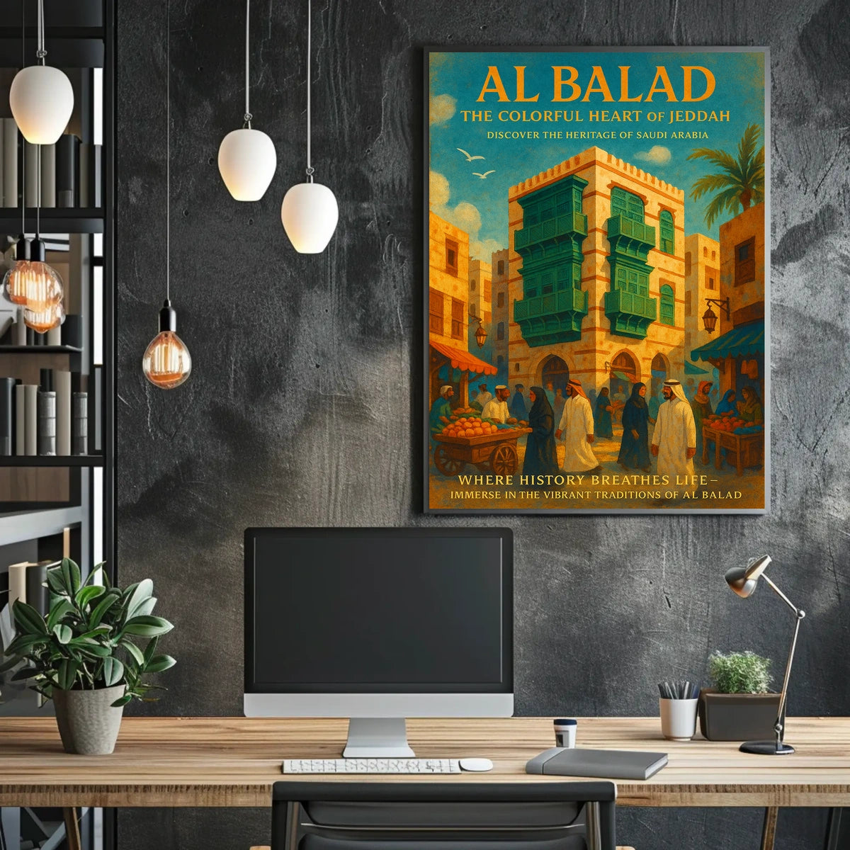 Al Balad The Colorful Heart Of Jeddah Poster