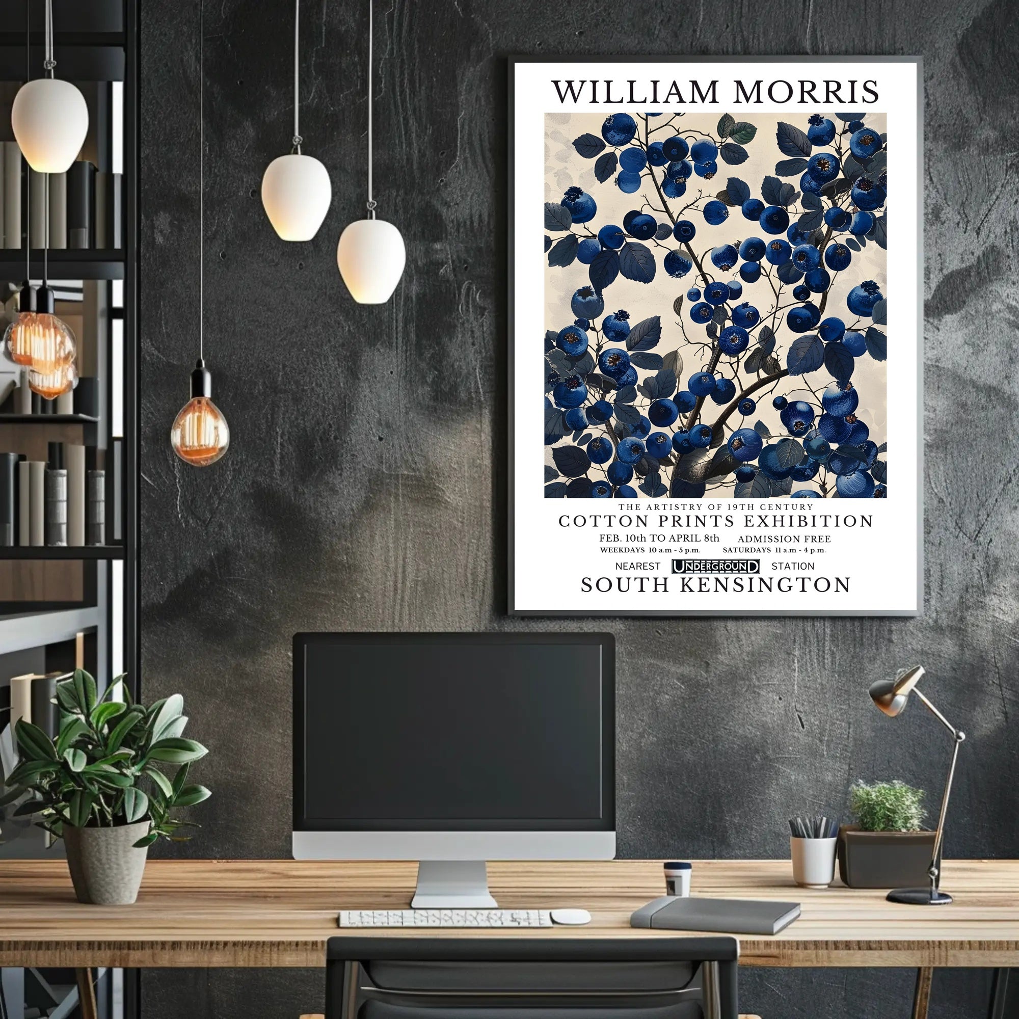 William Morris Cotton Prints Wall Art Poster