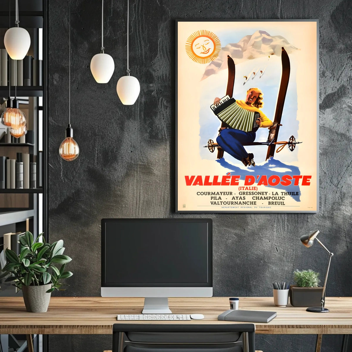 Vallée dAoste Tourism Poster
