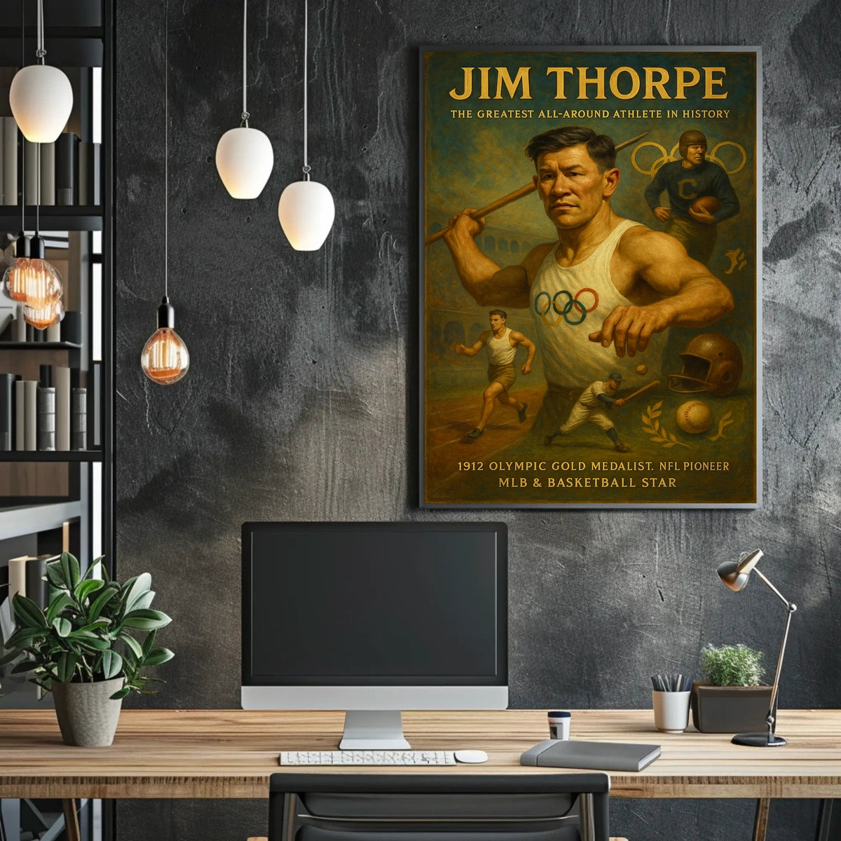 Celebrating Jim Thorpe The Ultimate Athlete Poster