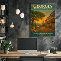 Discover GeorgiaS Timeless Beauty Poster