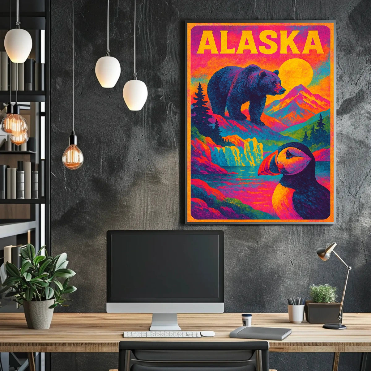 Alaska Wildlife Wonders Poster