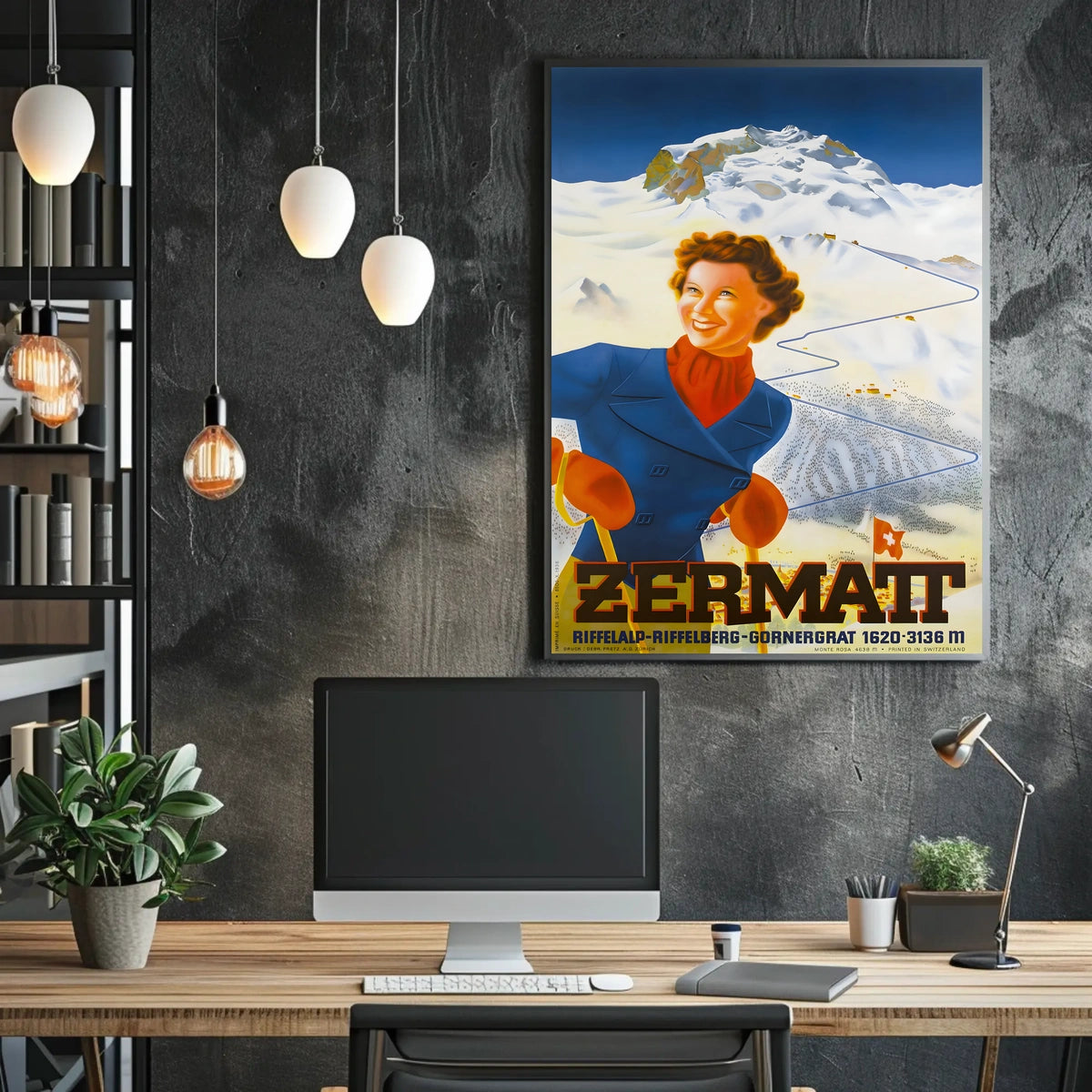Zermatt Winter Adventure Poster