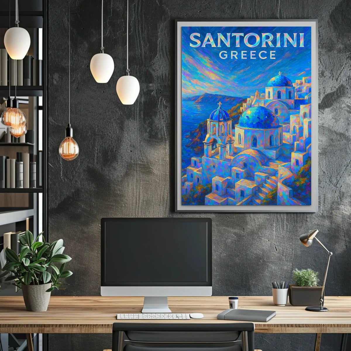 Santorini, Greece Poster