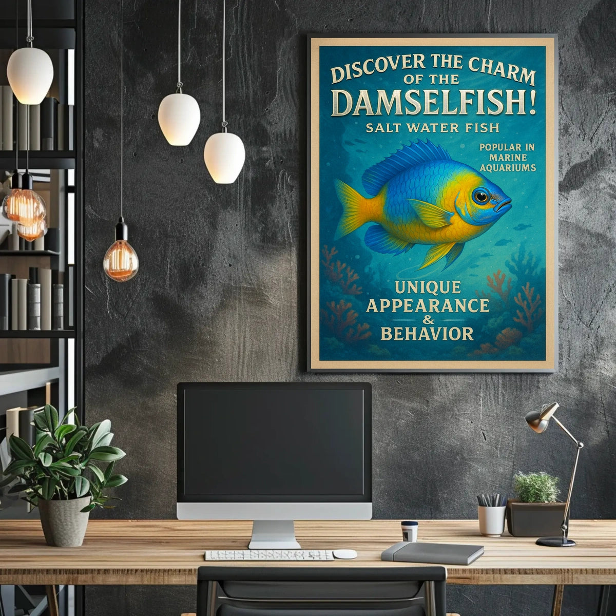 Discover the Charm of the Damselfish Poster