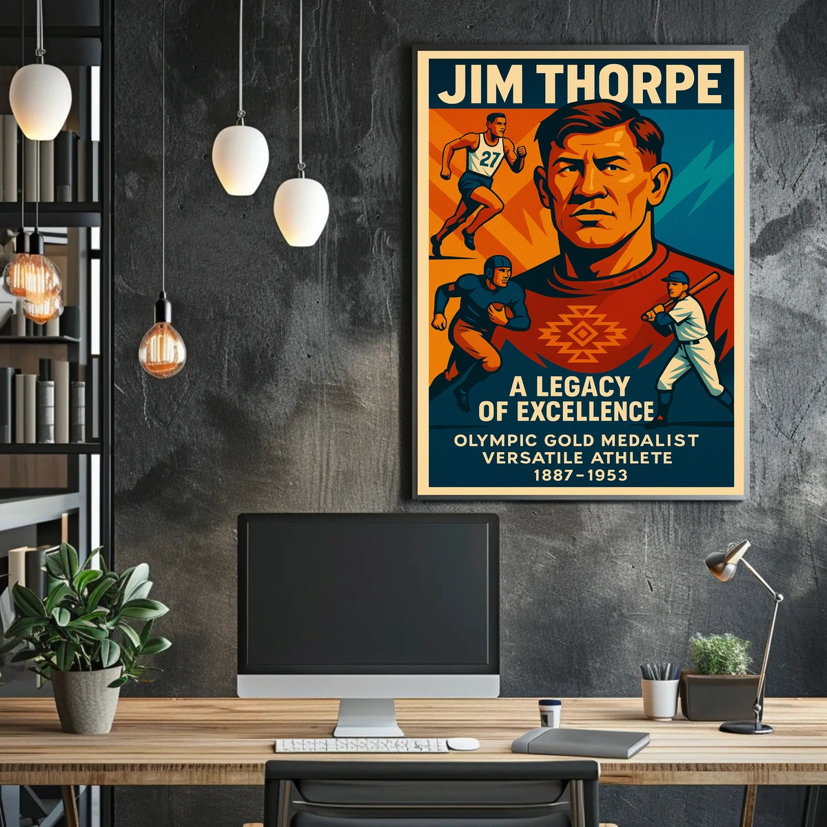 Jim Thorpe A Legacy of Excellence Poster