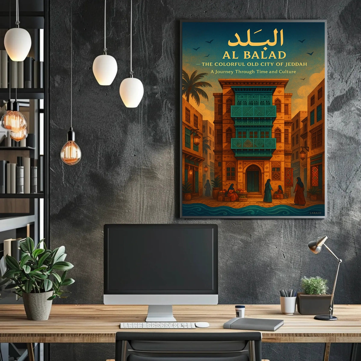 Al Balad The Colorful Old City Of Poster