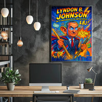 Lyndon B. Johnson 36th President Poster PosterGoat